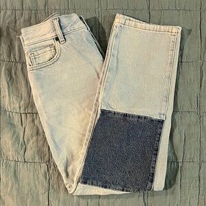PacSun Size 25- Patchwork Jeans in Light and Dark Wash